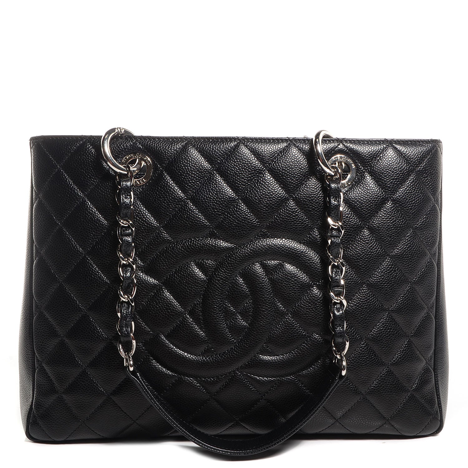Chanel Caviar Grand Shopping Tote GST Black 1 of 8