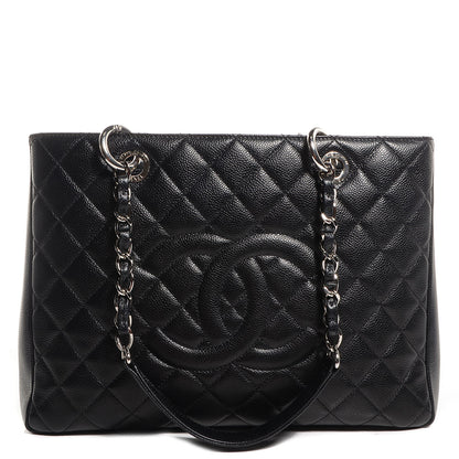 Chanel Caviar Grand Shopping Tote GST Black 1 of 8