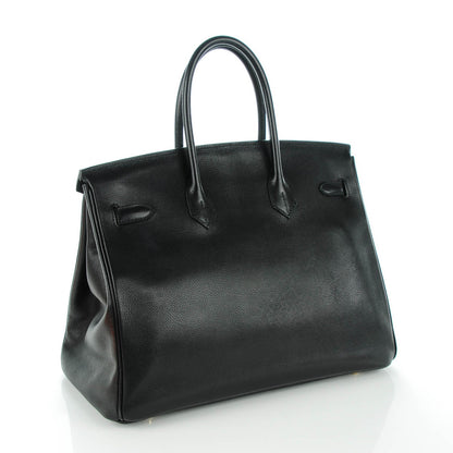 Hermes Evergrain Birkin 35 Black 3 of 22