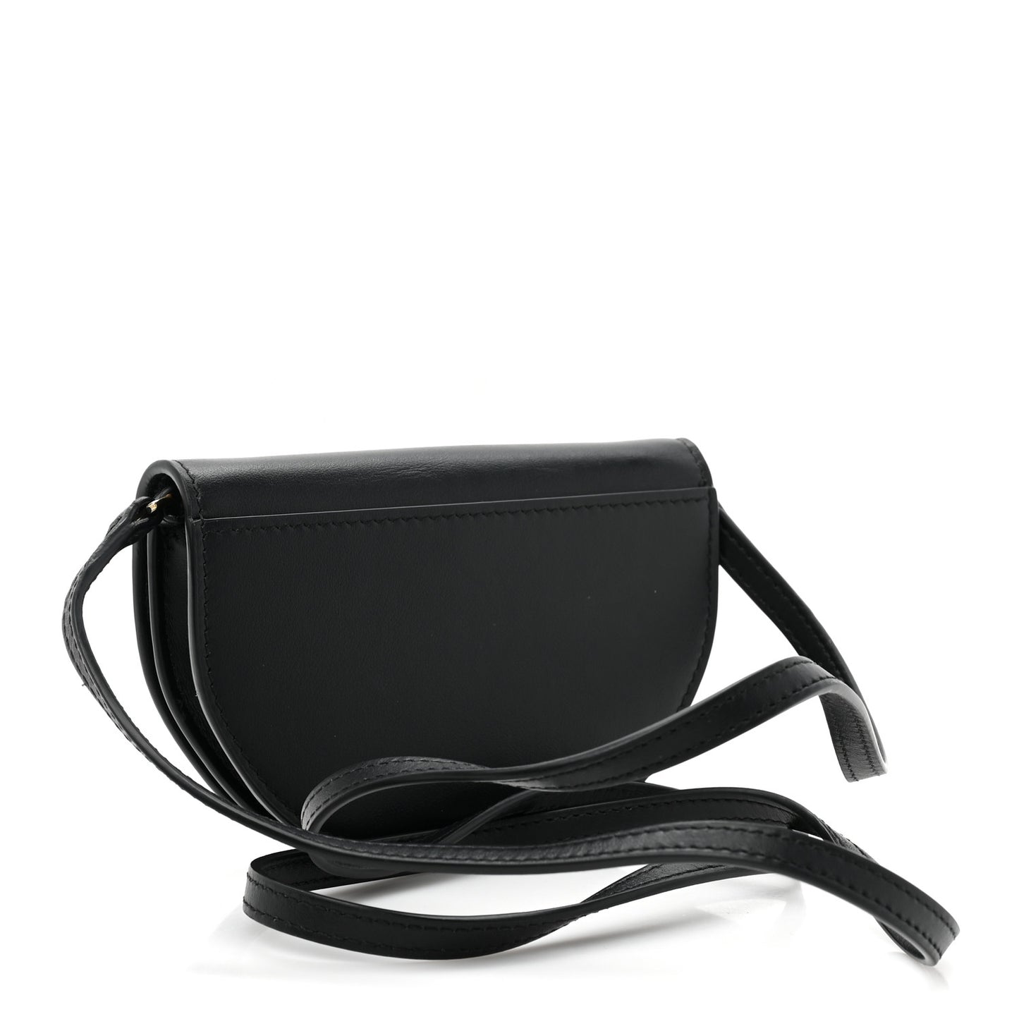 Calfskin Micro Olympia Card Case Black
