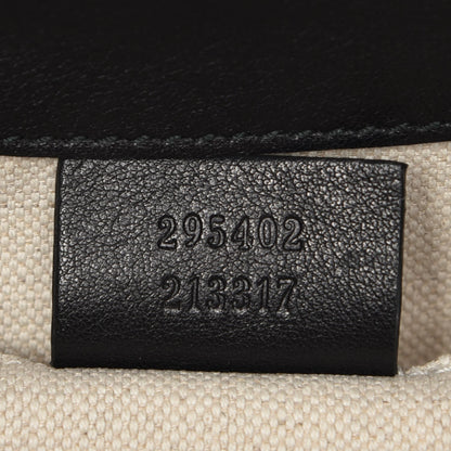 Gucci Guccissima Medium Emily Chain Shoulder Bag Black 7 of 7