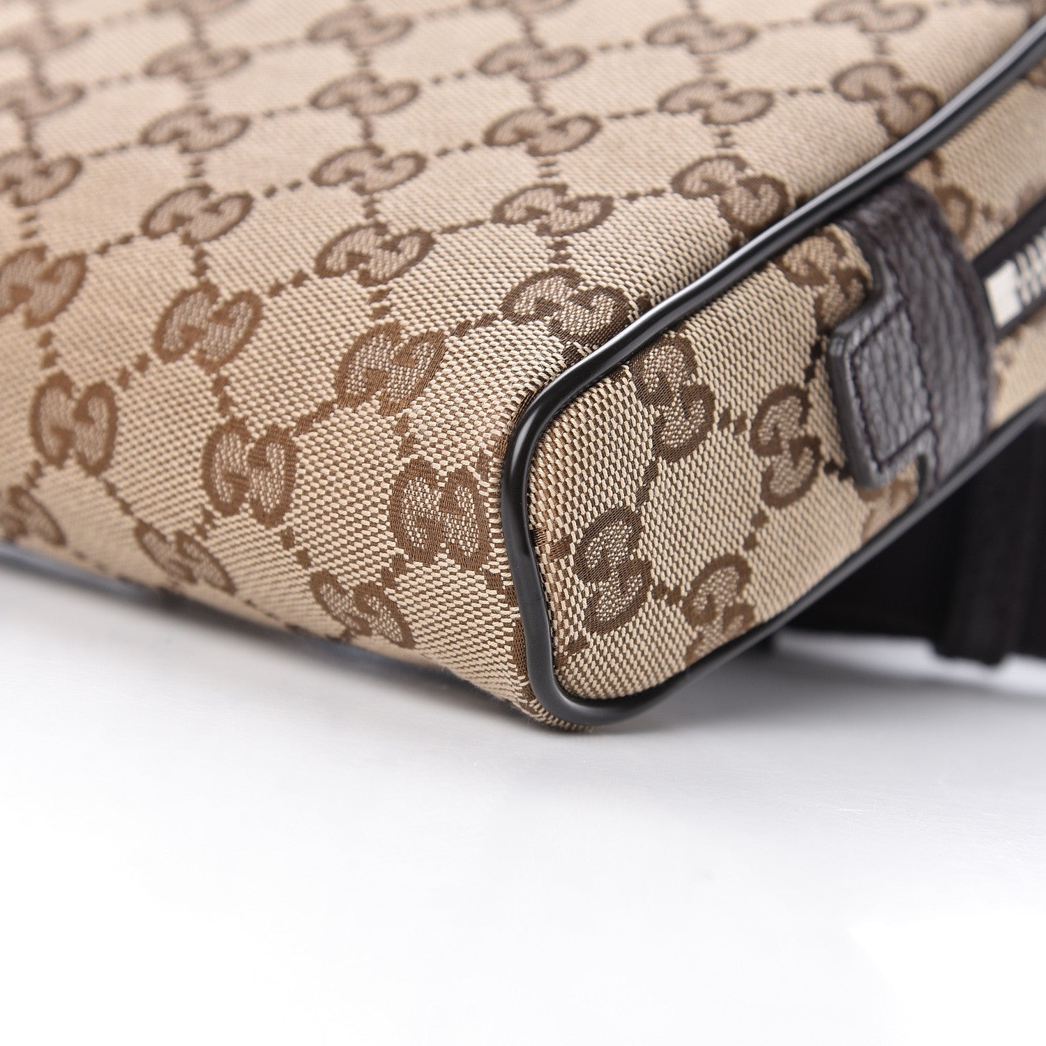 Gucci Monogram Belt Bag Dark Brown 9 of 10