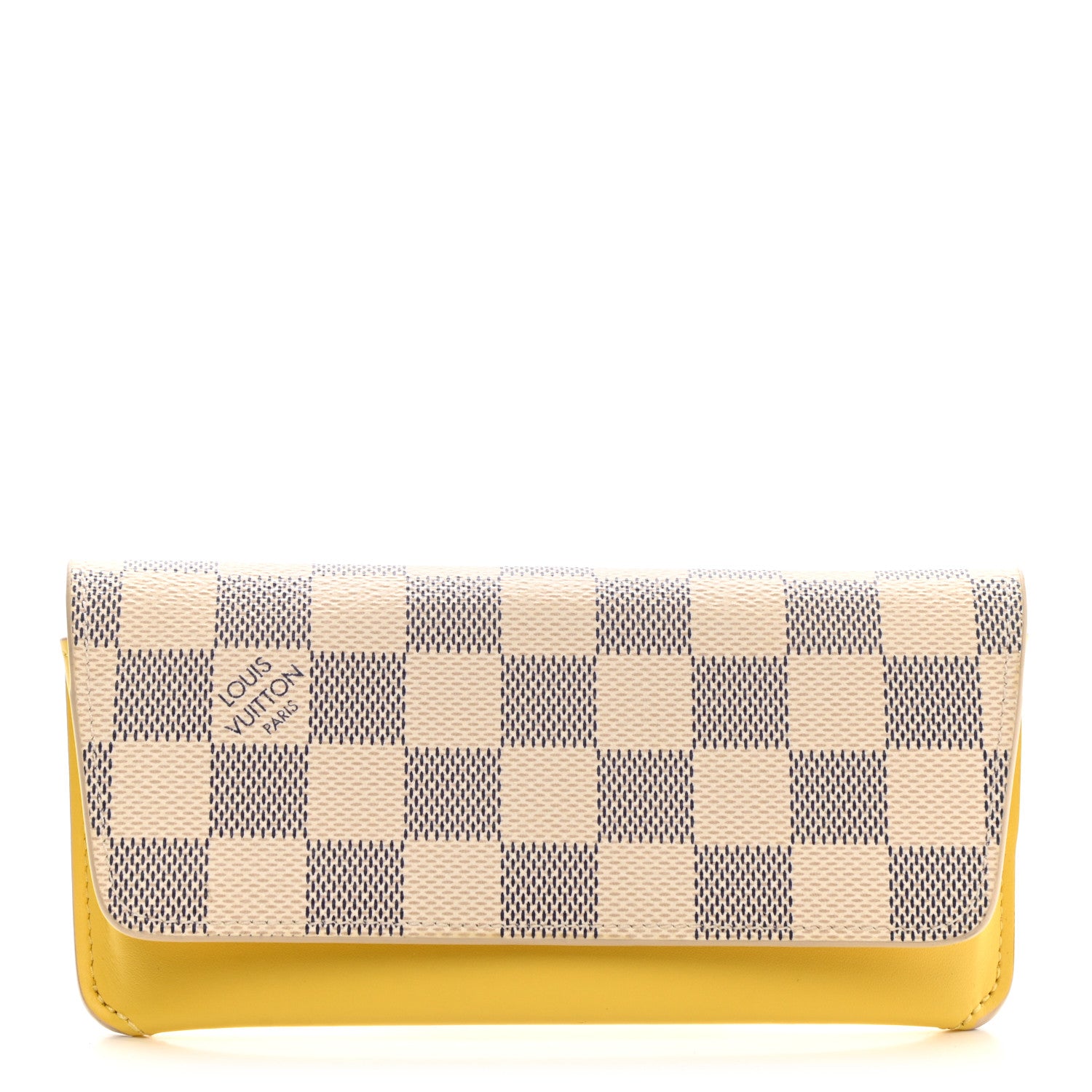 Louis Vuitton Damier Azur Woody Sunglasses Case Pineapple 1 of 6