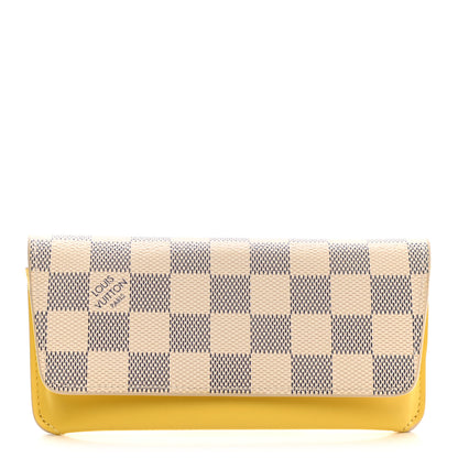 Louis Vuitton Damier Azur Woody Sunglasses Case Pineapple 1 of 6