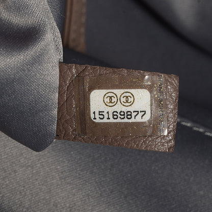 Chanel Calfskin Quilted Stitch Triptych Tote Grey 7 of 7