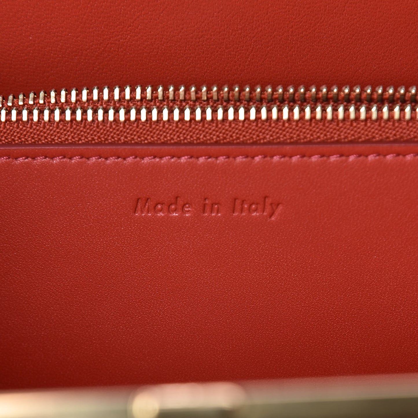 Patina Box Calfskin Medium Clasp Bag Camel