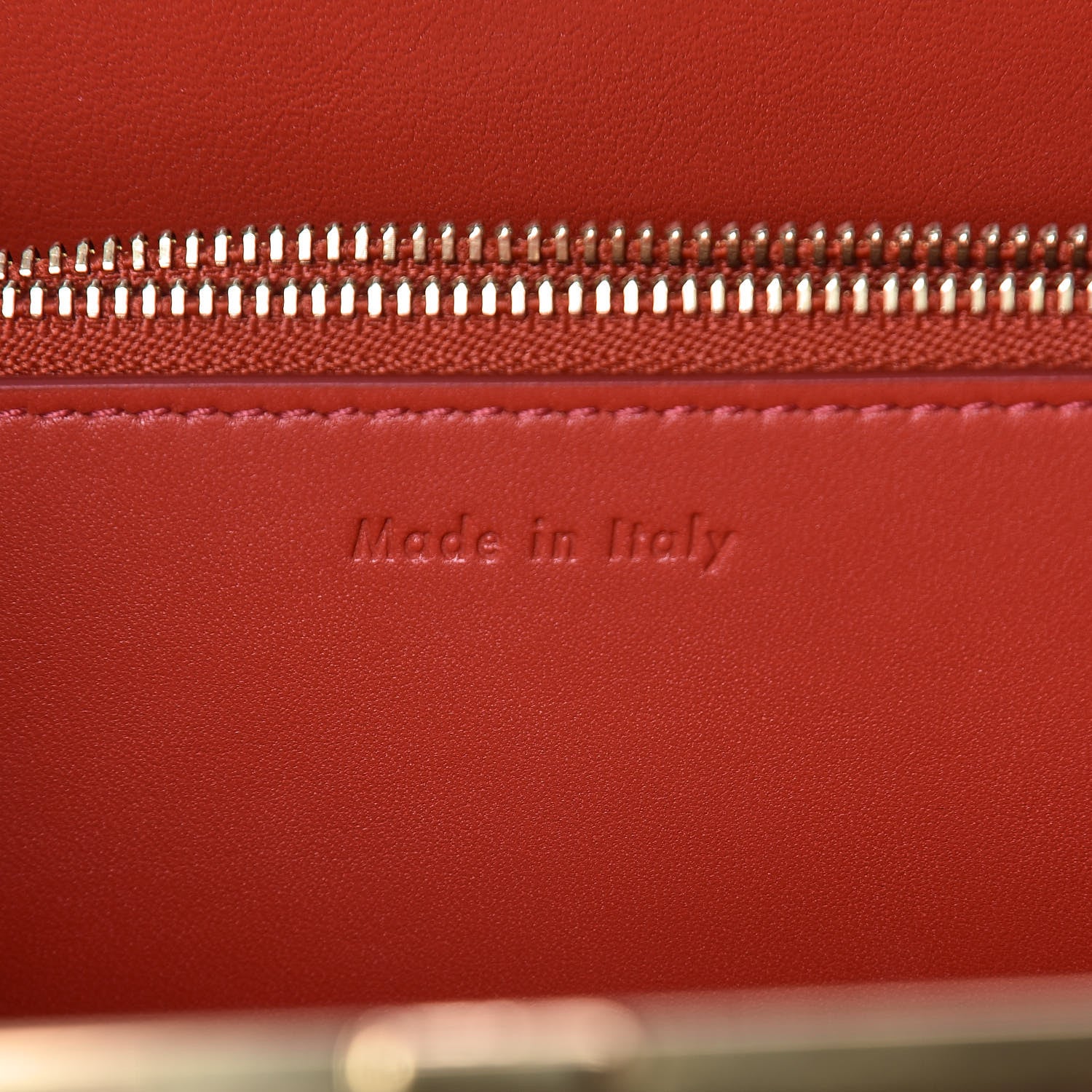 Celine Patina Box Calfskin Medium Clasp Bag Camel 6 of 9