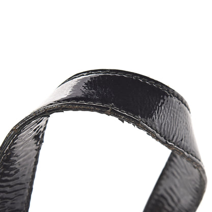 Saint Laurent Crocodile Embossed Patent Large Muse Black 14 of 15
