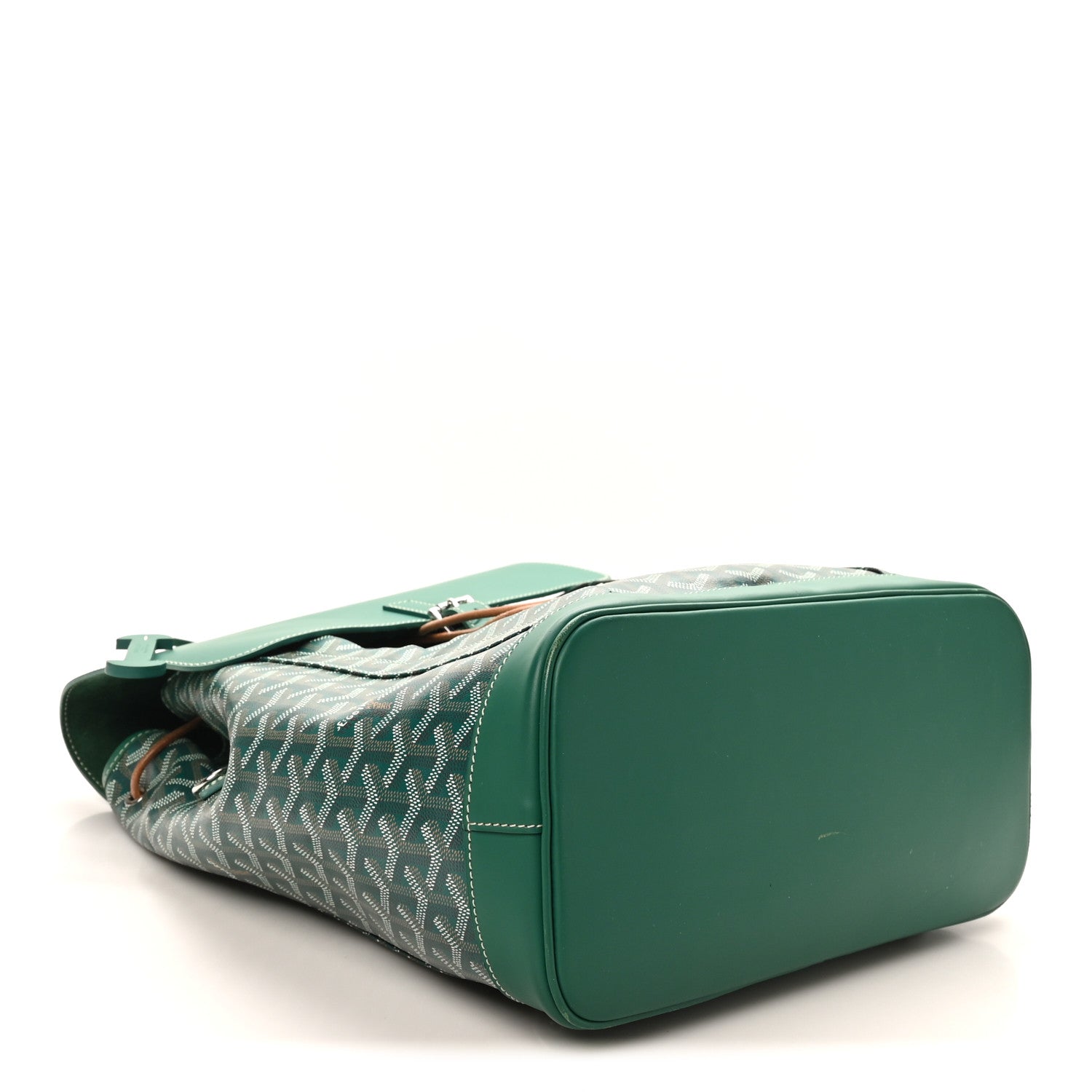 Goyard Goyardine Calfskin Alpin MM Backpack Green 1812087