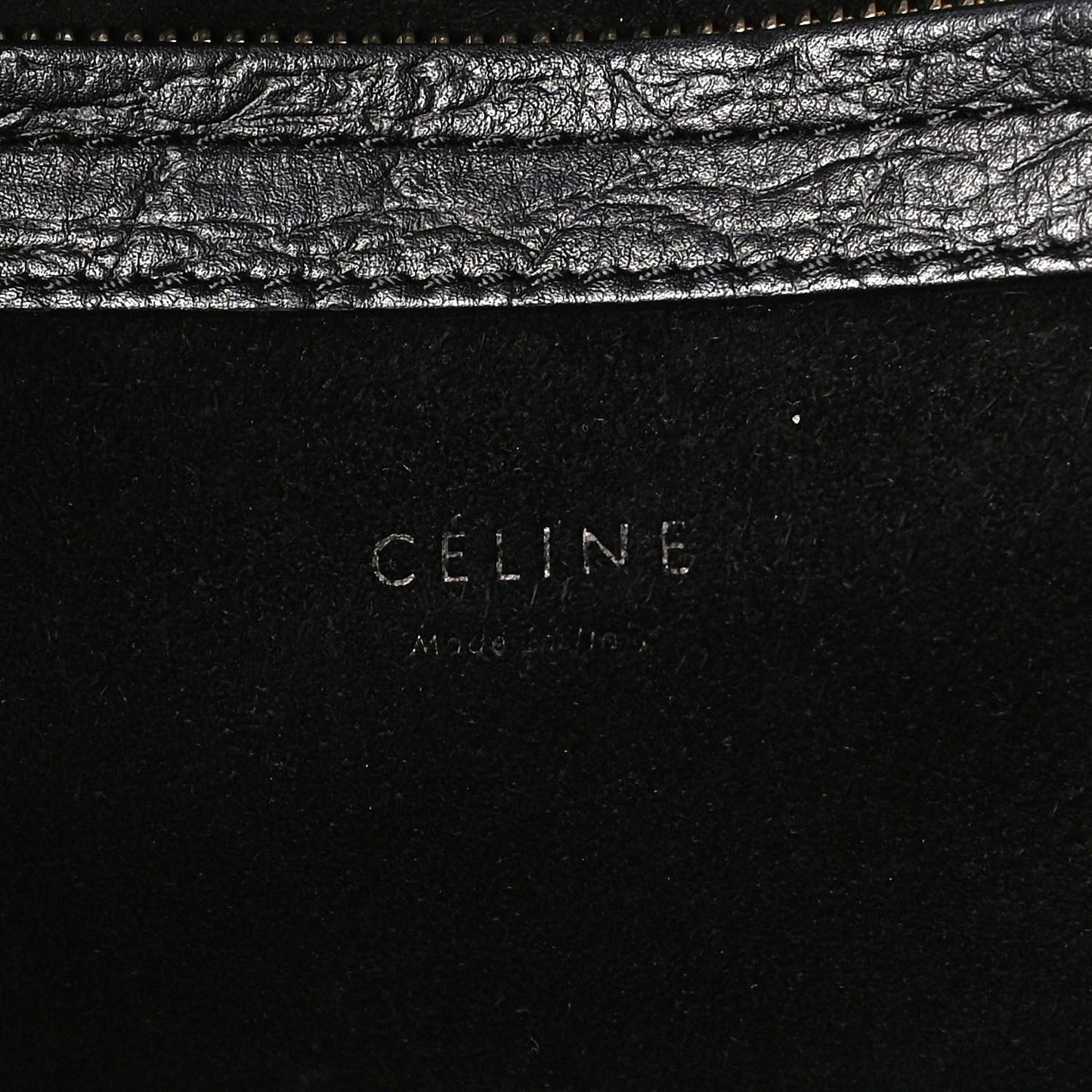 Calfskin Crocodile Embossed Medium Phantom Luggage Black
