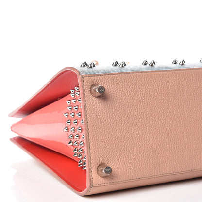 Christian Louboutin Denim Calfskin Patent Pearl Studded Loubinthesky Medium Paloma Blue 22 of 29