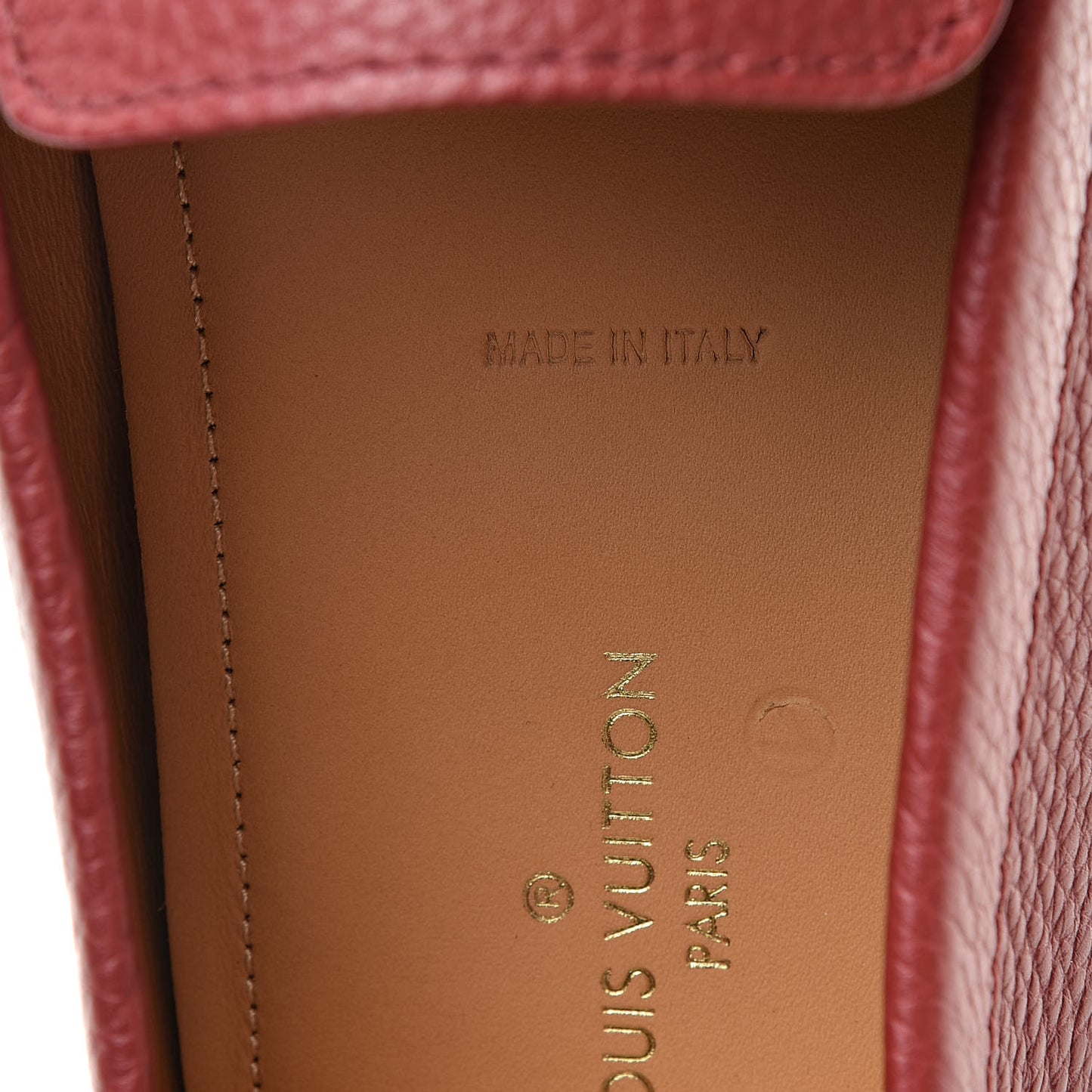 Calfskin Mens Monte Carlo Car Shoe Moccasin Loafers 10.5 Red