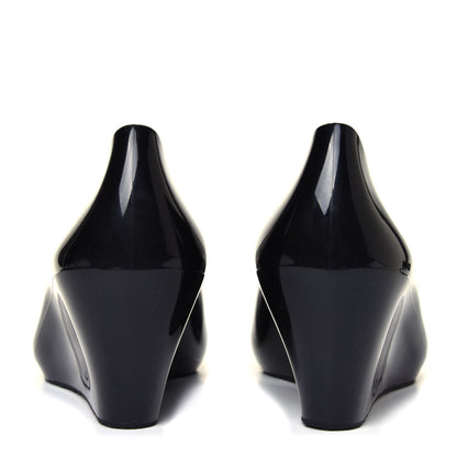 Gucci Rubber Jelly Marola Wedges 36 Black 10 of 12