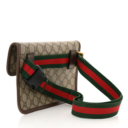 Gucci GG Supreme Monogram Neo Vintage Web Belt Bag Brown 3 of 13