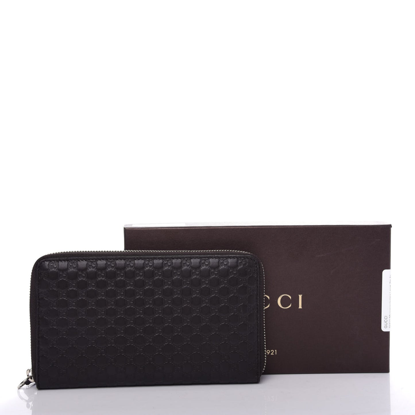 Microguccissima Large Zip Around Organizer Wallet Testa di Moro