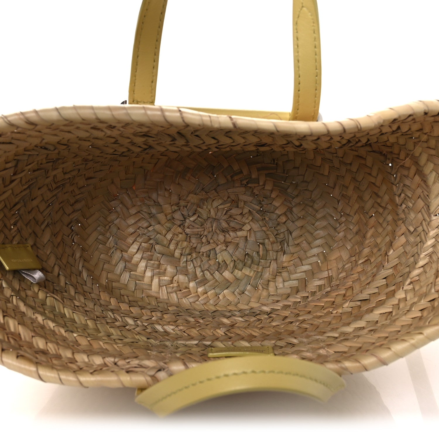 Jimmy Choo Palm Leaf Raffia Small Macy Tote Natural Sunbleached 5 of 11