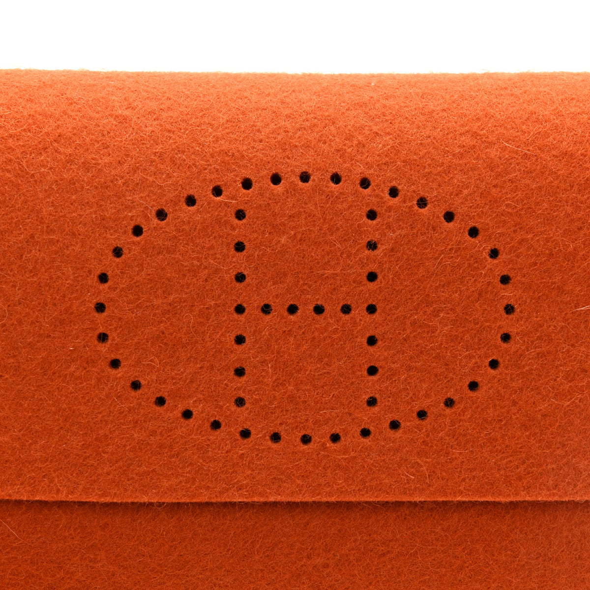 Felt Mises et Relances Playing Cards Holder Orange