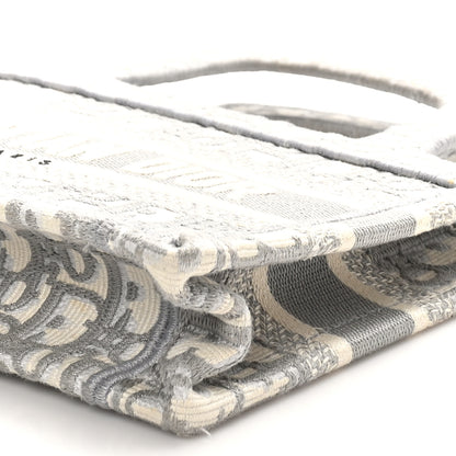 Christian Dior Oblique Mini Book Tote Grey Multicolor 10 of 11