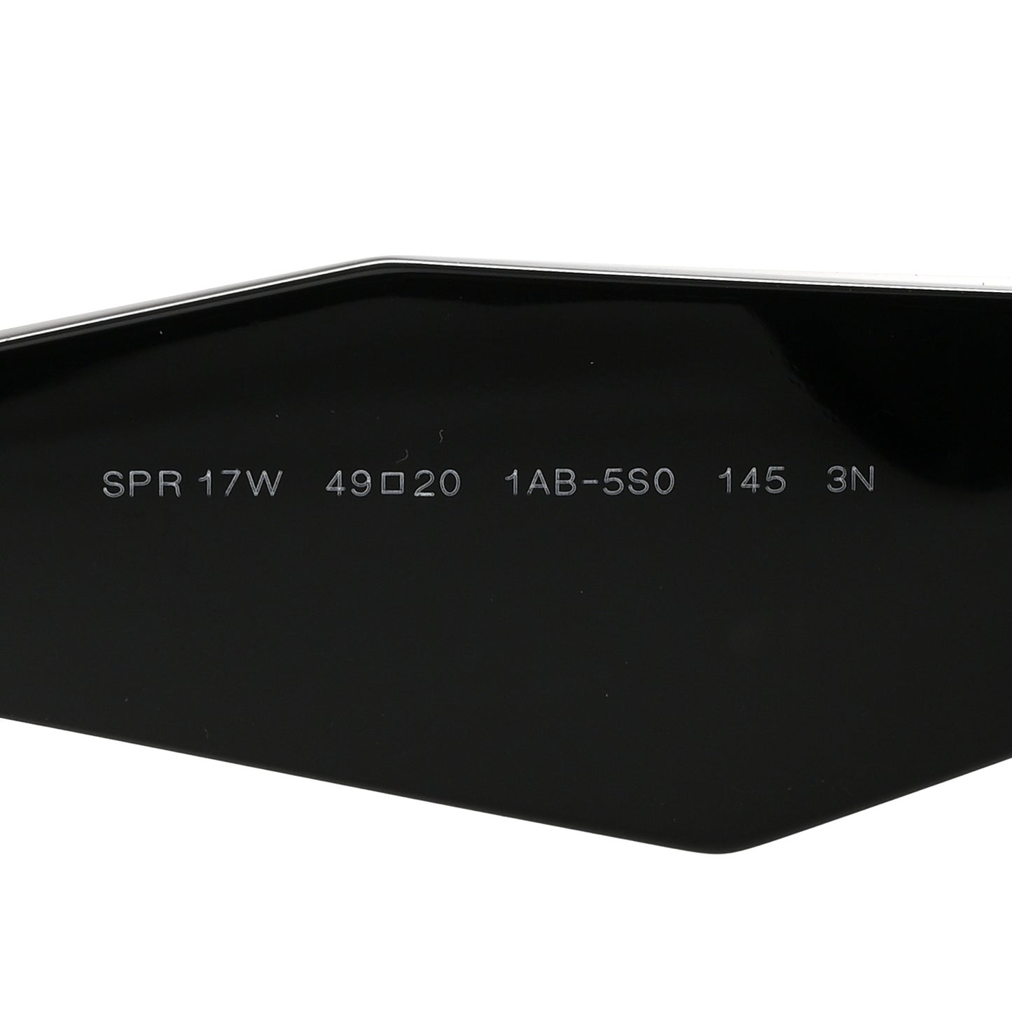 Acetate Symbole Sunglasses SPR 17W Black