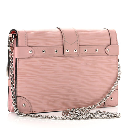 Louis Vuitton Epi Trunk Chain Wallet Rose Ballerine 3 of 8