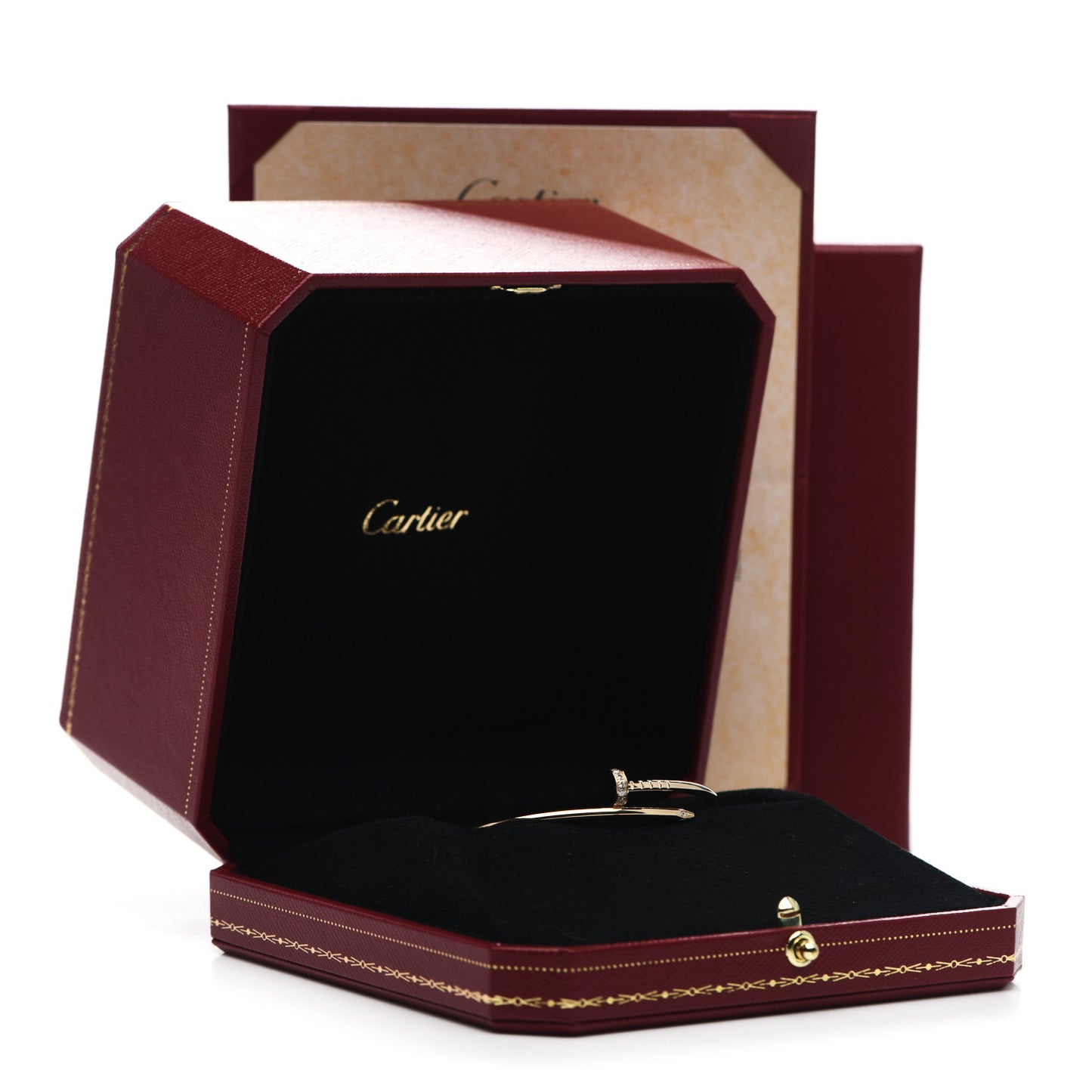18K Yellow Gold Diamond Small Juste Un Clou Bracelet 15