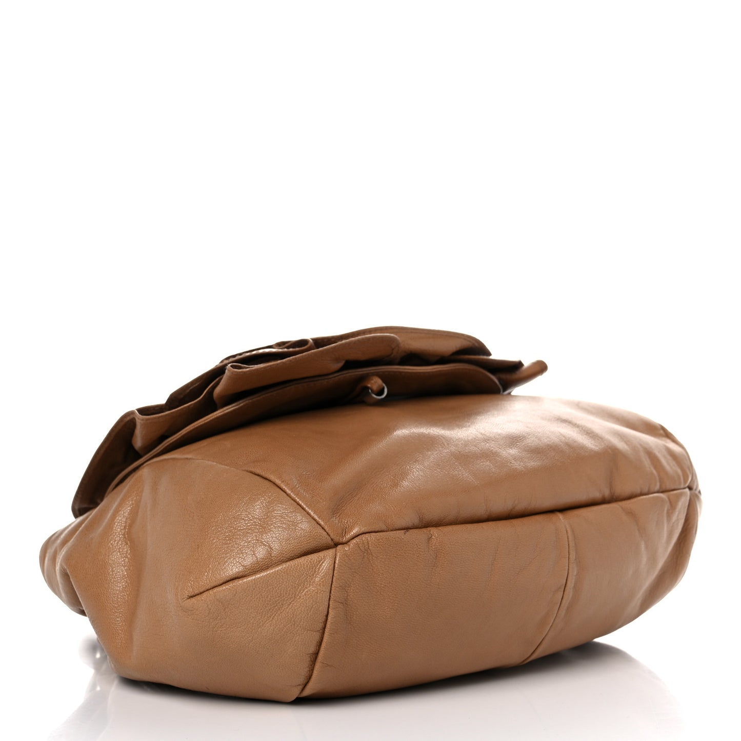 Calfskin Nadja Shoulder Bag Tan