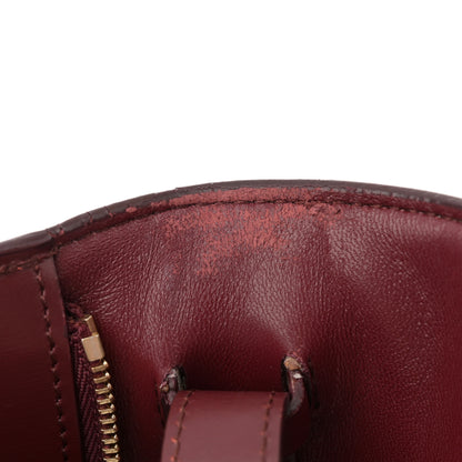Celine Box Calfskin Medium Classic Box Flap Bag Burgundy 12 of 13