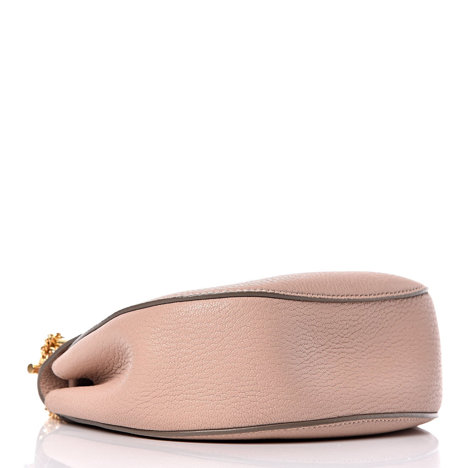Chloe Grained Lambskin Mini Drew Shoulder Bag Cement Pink 4 of 9