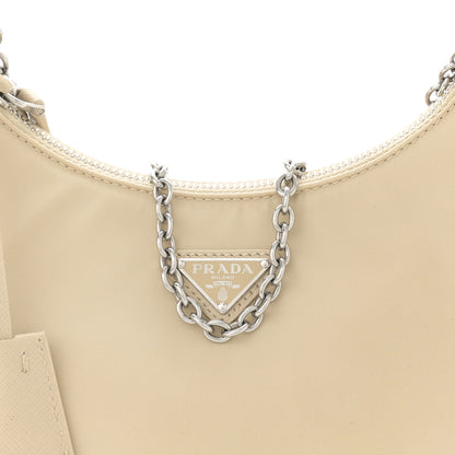 Prada Re-Nylon Saffiano Re-Edition 2005 Shoulder Bag Deserto 8 of 11