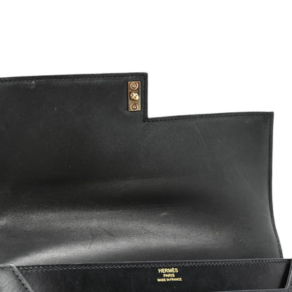Hermes Box Verrou Clutch Black 10 of 13