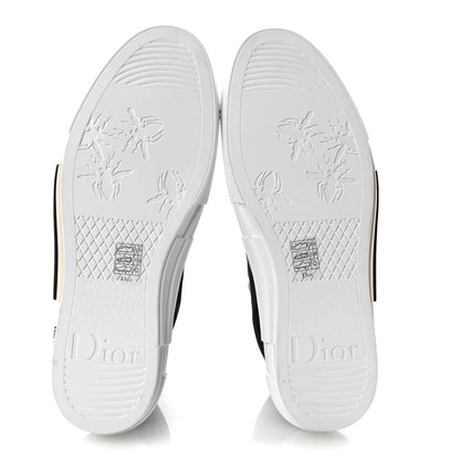 Christian Dior Nylon Calfskin Mens B23 High Top Sneakers 42 Black 6 of 10