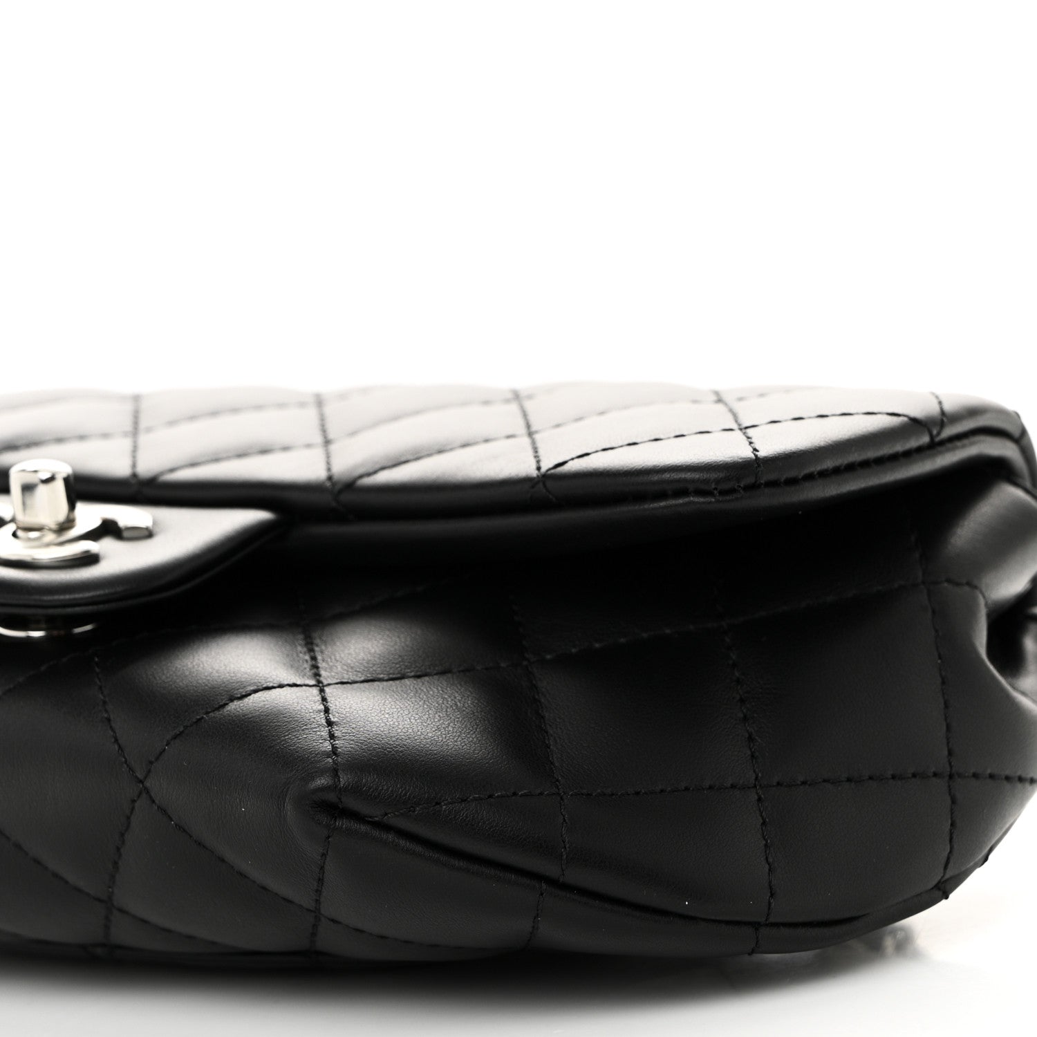 Chanel Calfskin Quilted CC Uniform Flap Belt Bag Black 10 of 10