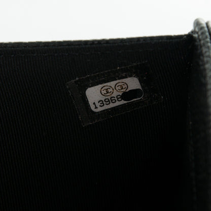 Chanel Caviar Quilted Large Flap Wallet Black 8 of 8