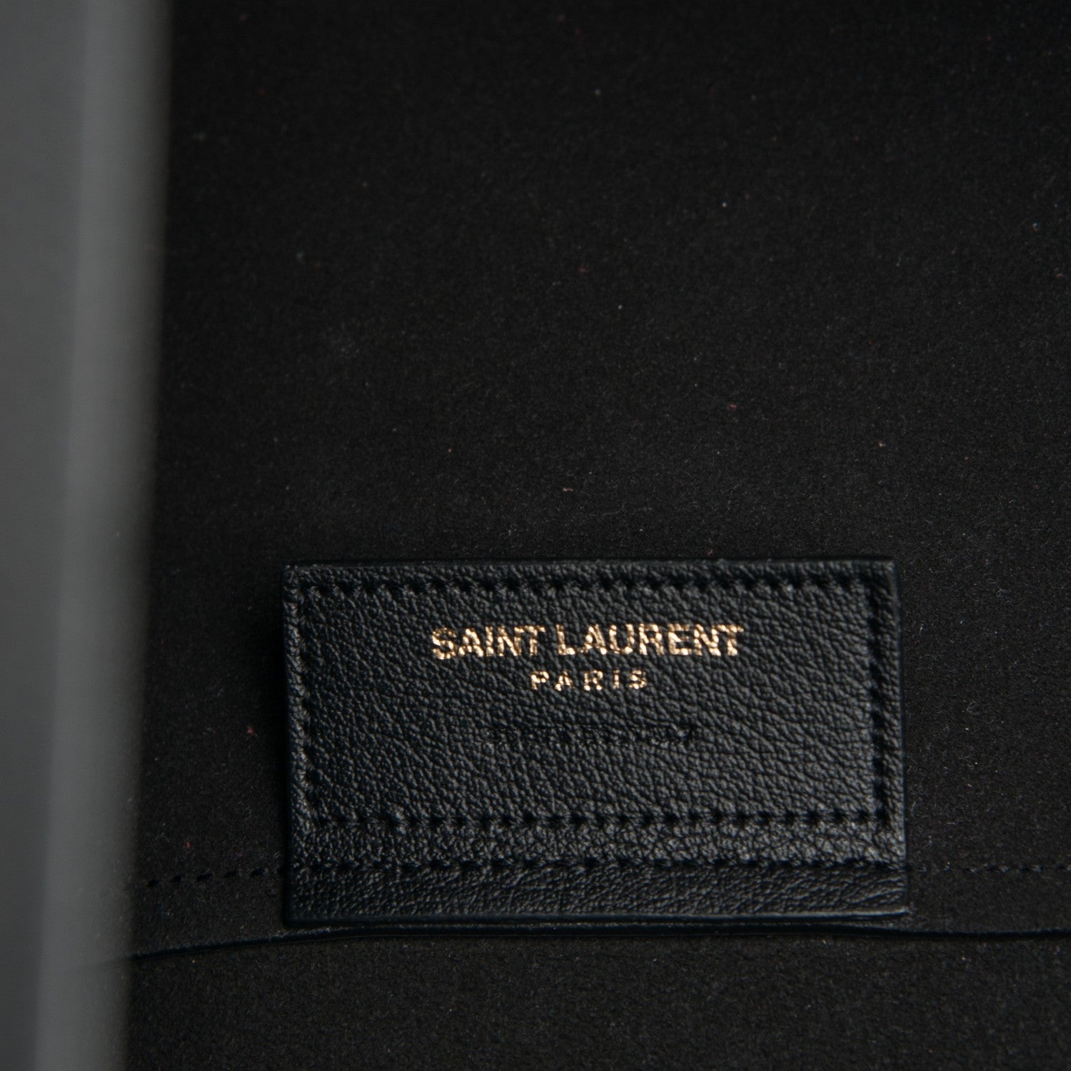 Saint Laurent Calfskin Large Shopping Tote Black 6 of 7