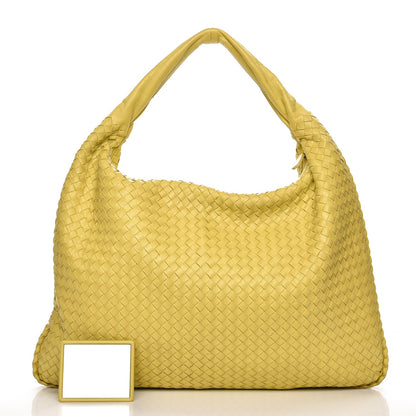 Bottega Veneta Nappa Intrecciato Maxi Veneta Hobo Yellow 9 of 12