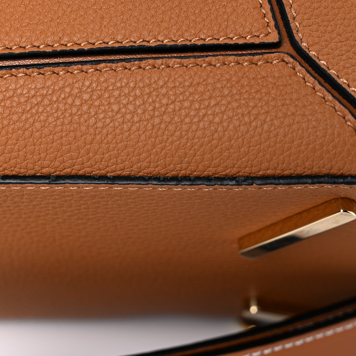Calfskin Medium Puzzle Bag Light Caramel