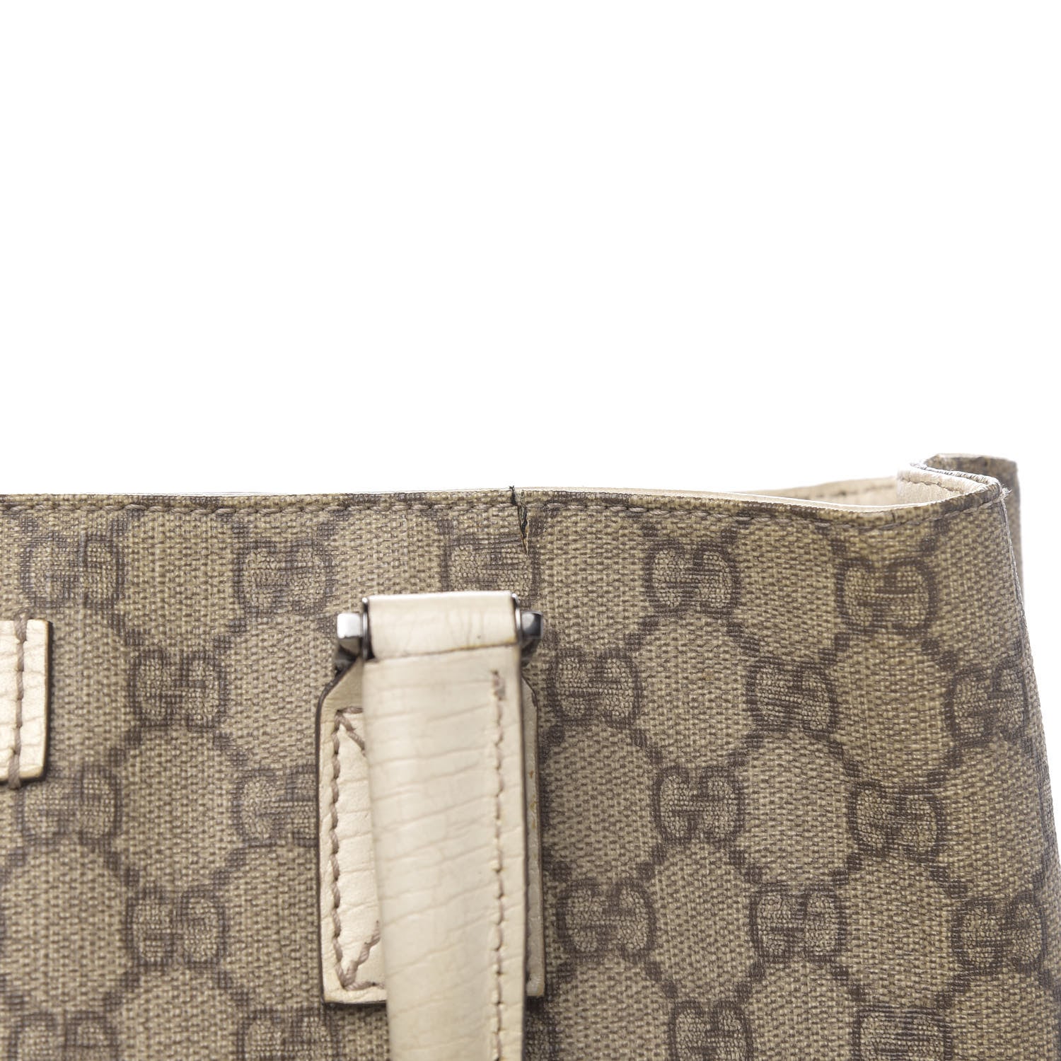 Gucci GG Plus Monogram Small Vertical Tote Off White 8 of 16