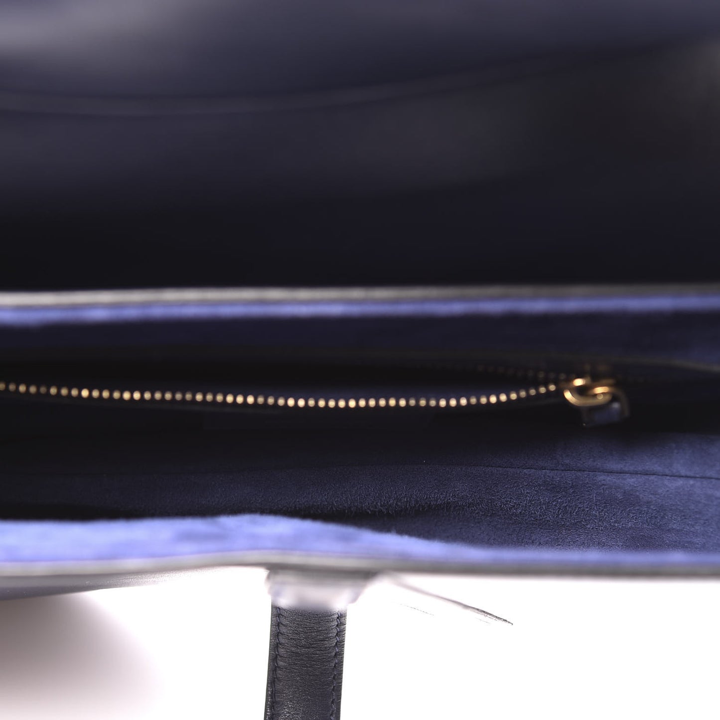 Calfskin Saddle Bag Indigo Blue