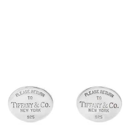 Tiffany Sterling Silver Return To Tiffany Cufflinks 1 of 4