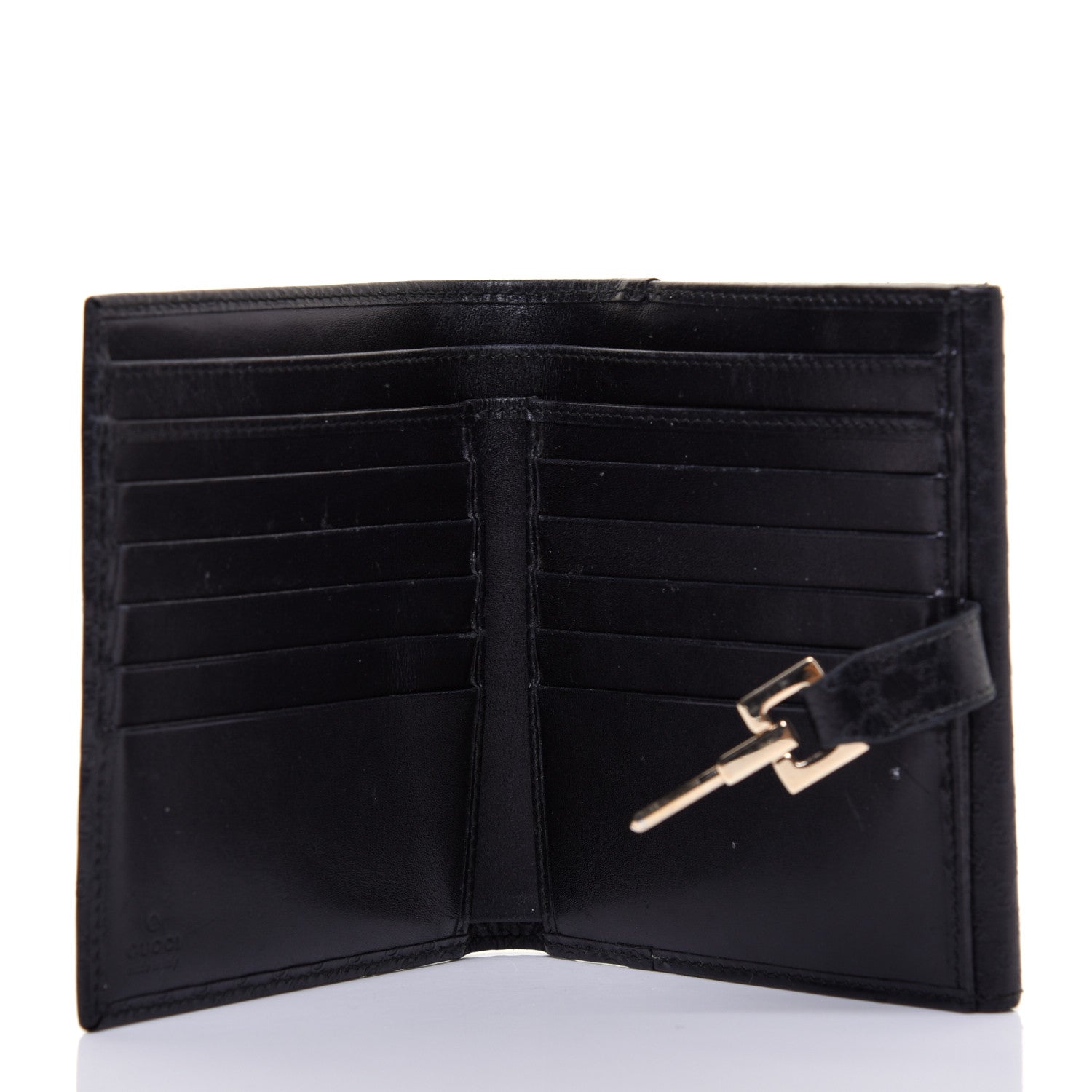 Gucci Microguccissima Compact Wallet Black 5 of 9