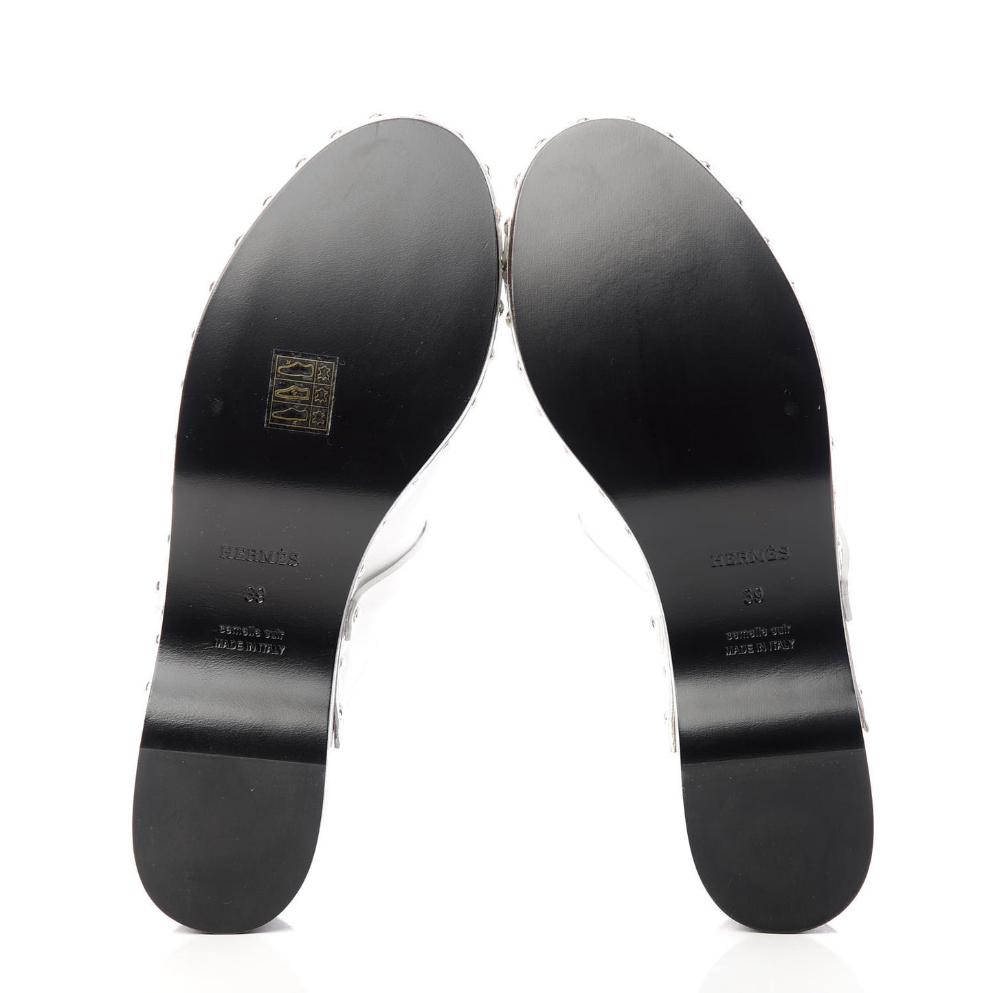 Calfskin Carlotta Mules 39 White