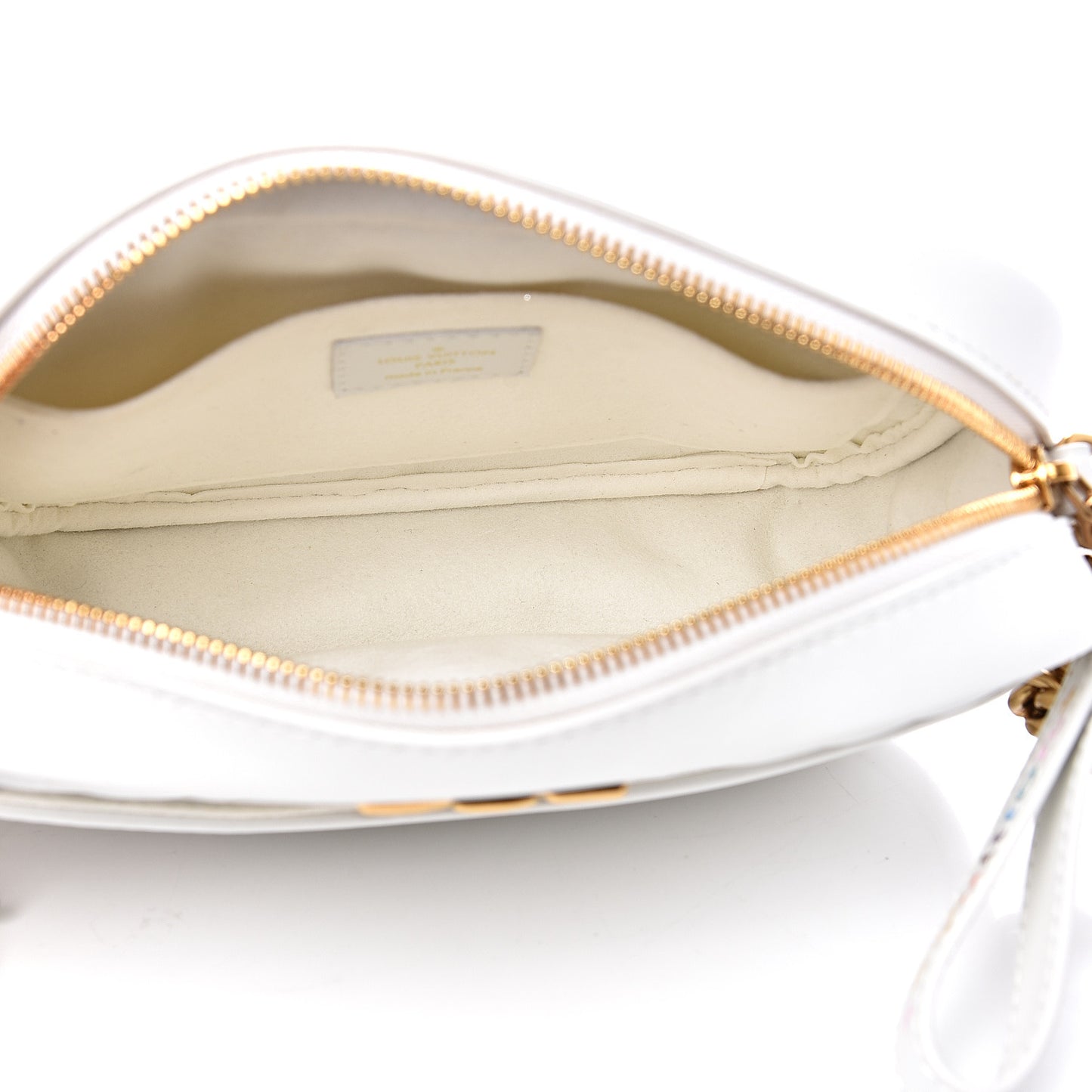 Calfskin New Wave Camera Bag White