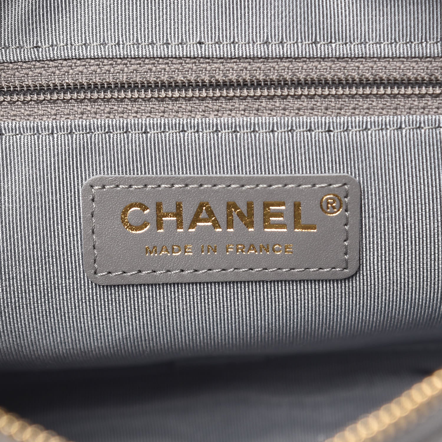 Chanel Caviar Quilted Coco Tassel Small Camera Case Grey 6 of 8