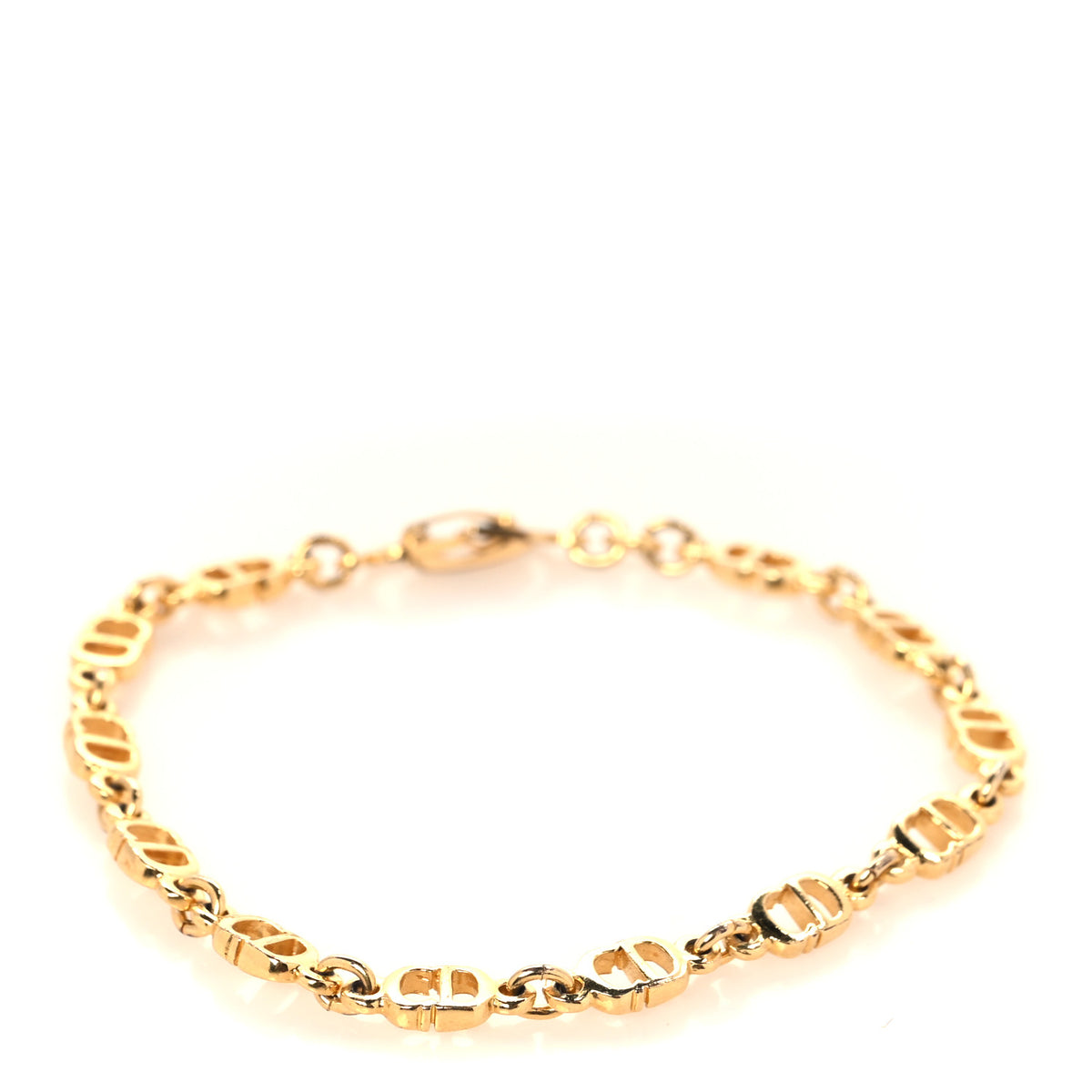 Metal CD Bracelet Gold