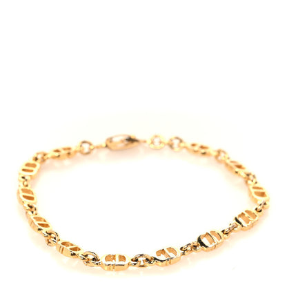 Christian Dior Metal CD Bracelet Gold 1 of 4