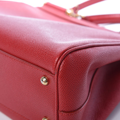 Dolce & Gabbana Dauphine Medium Miss Sicily Satchel Dark Red 17 of 20