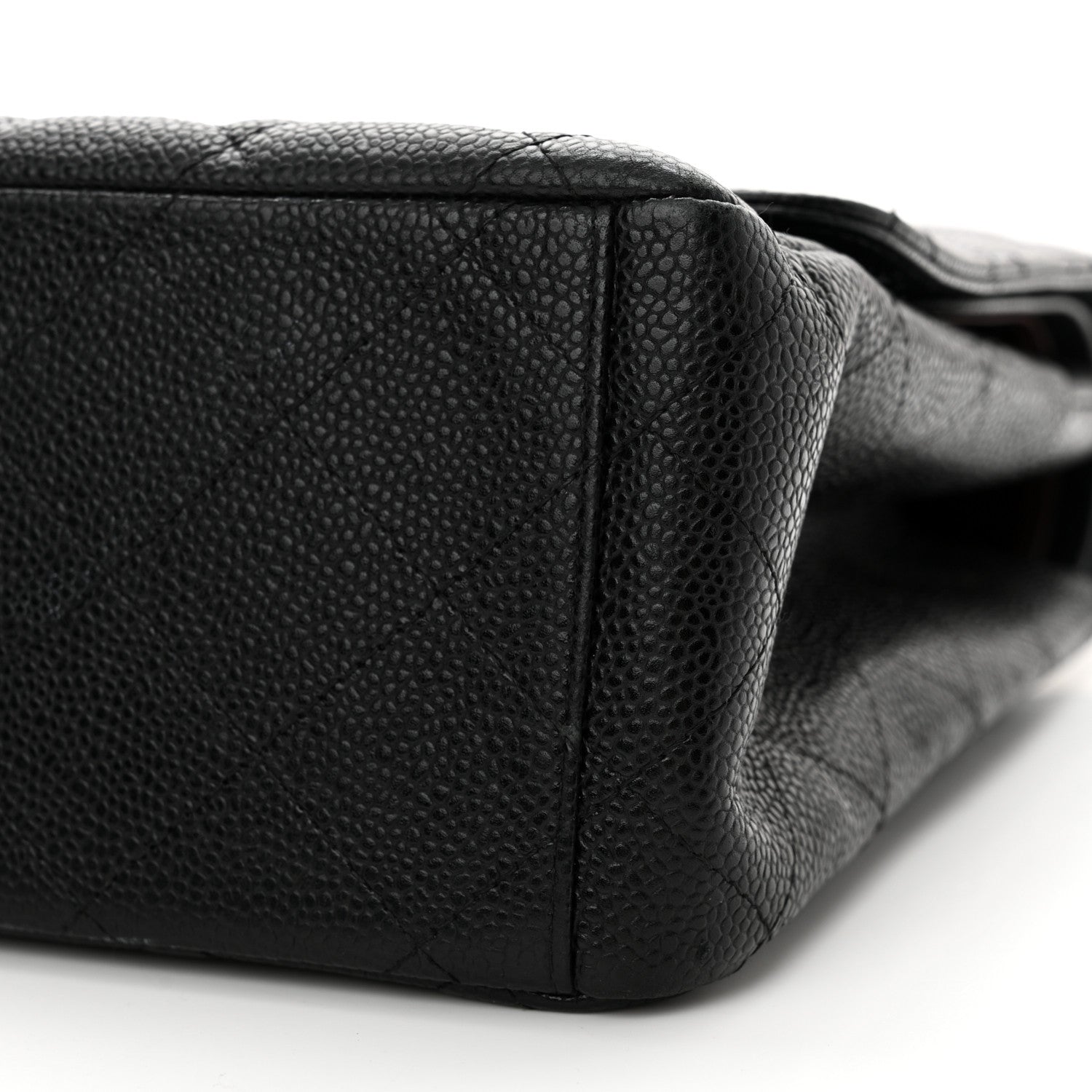 Chanel Caviar Quilted Maxi Double Flap Black 10 of 14