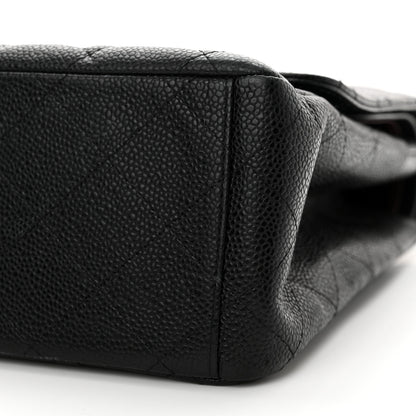 Chanel Caviar Quilted Maxi Double Flap Black 10 of 14