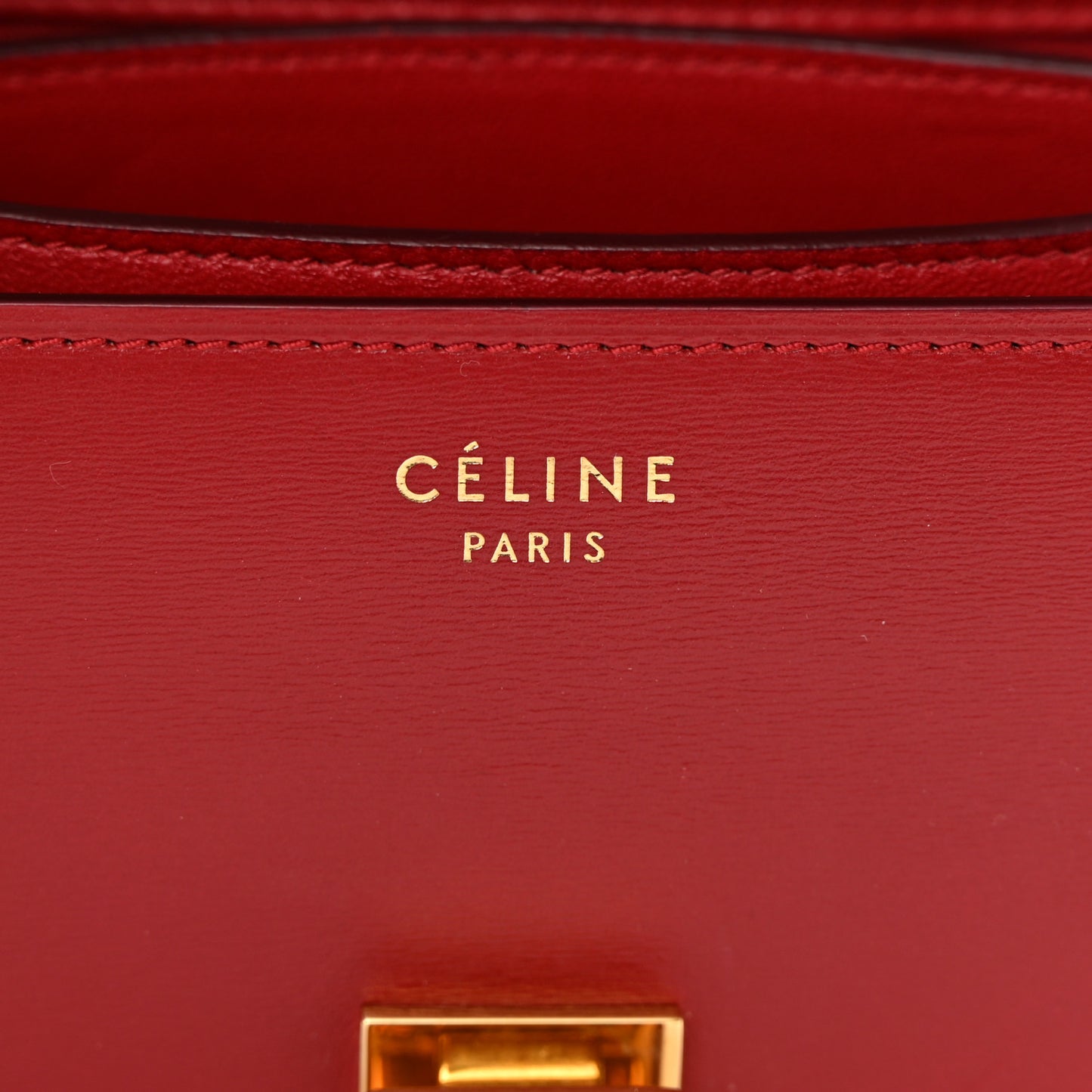 Smooth Calfskin Small Classic Box Flap Bag Red