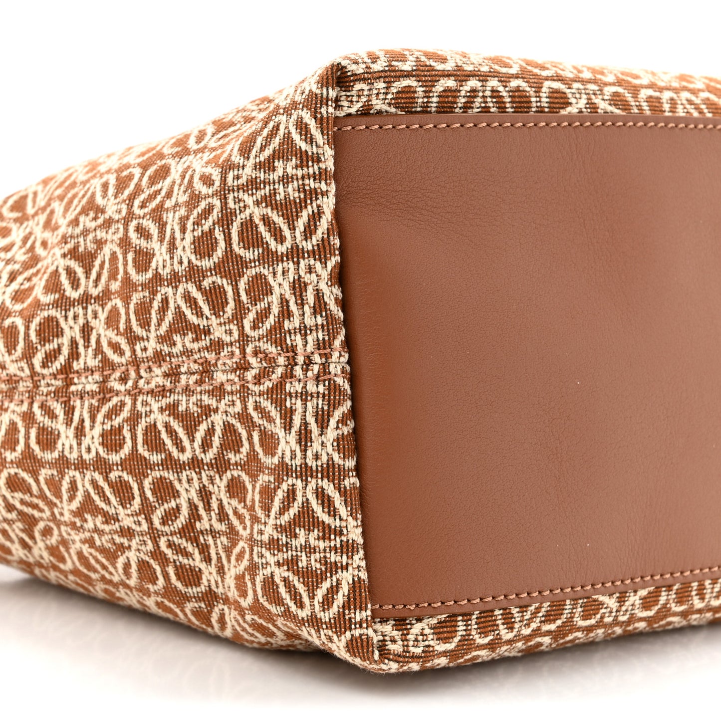 Jacquard Anagram Calfskin Small Cubi Bag Tan Pecan